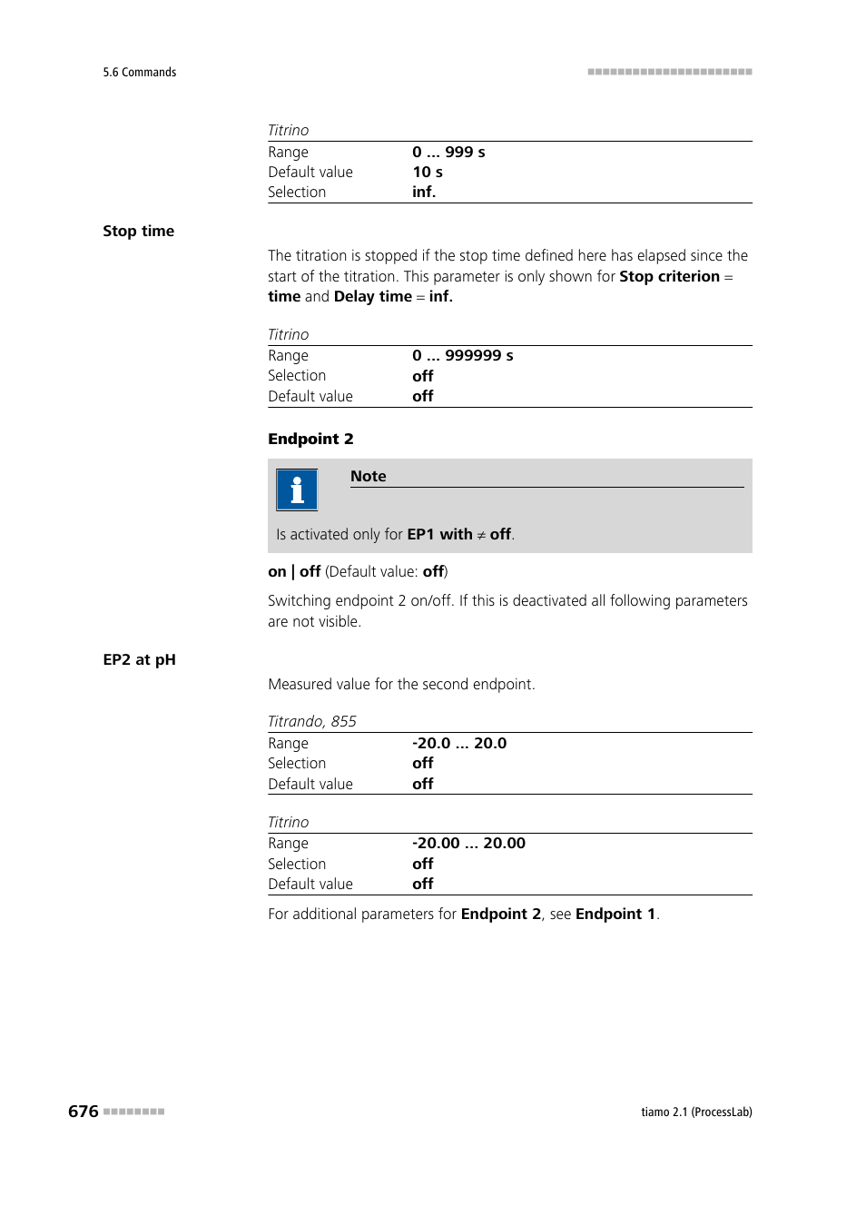 Metrohm tiamo 2.1 (ProcessLab) User Manual | Page 692 / 1602