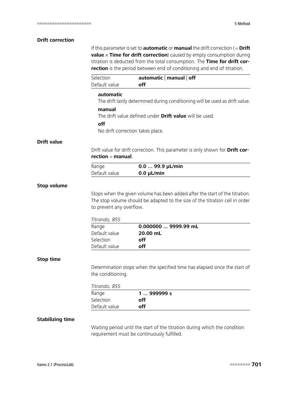 Metrohm tiamo 2.1 (ProcessLab) User Manual | Page 717 / 1602