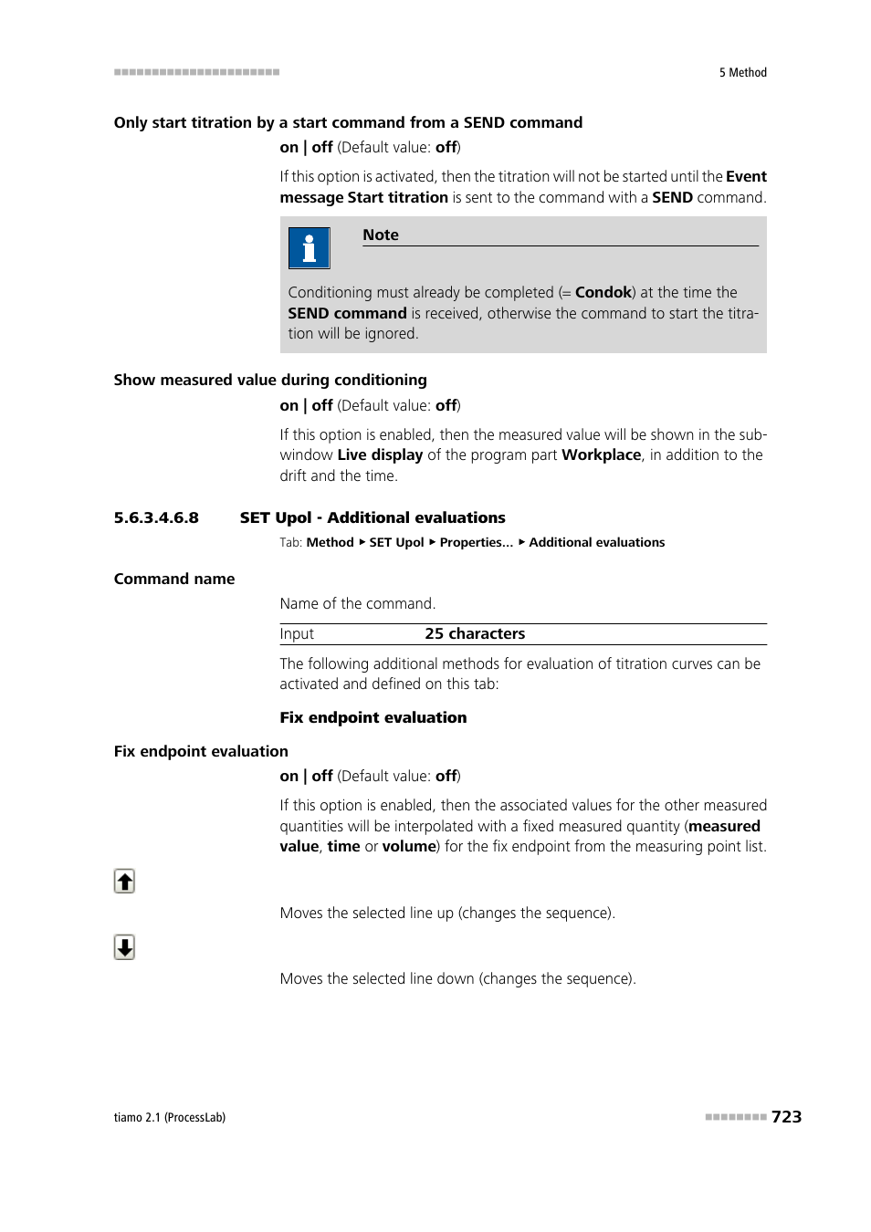 8 set upol - additional evaluations, Additional evaluations | Metrohm tiamo 2.1 (ProcessLab) User Manual | Page 739 / 1602