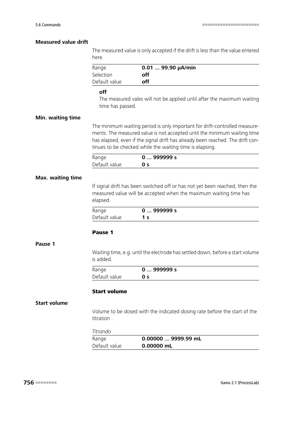 Metrohm tiamo 2.1 (ProcessLab) User Manual | Page 772 / 1602