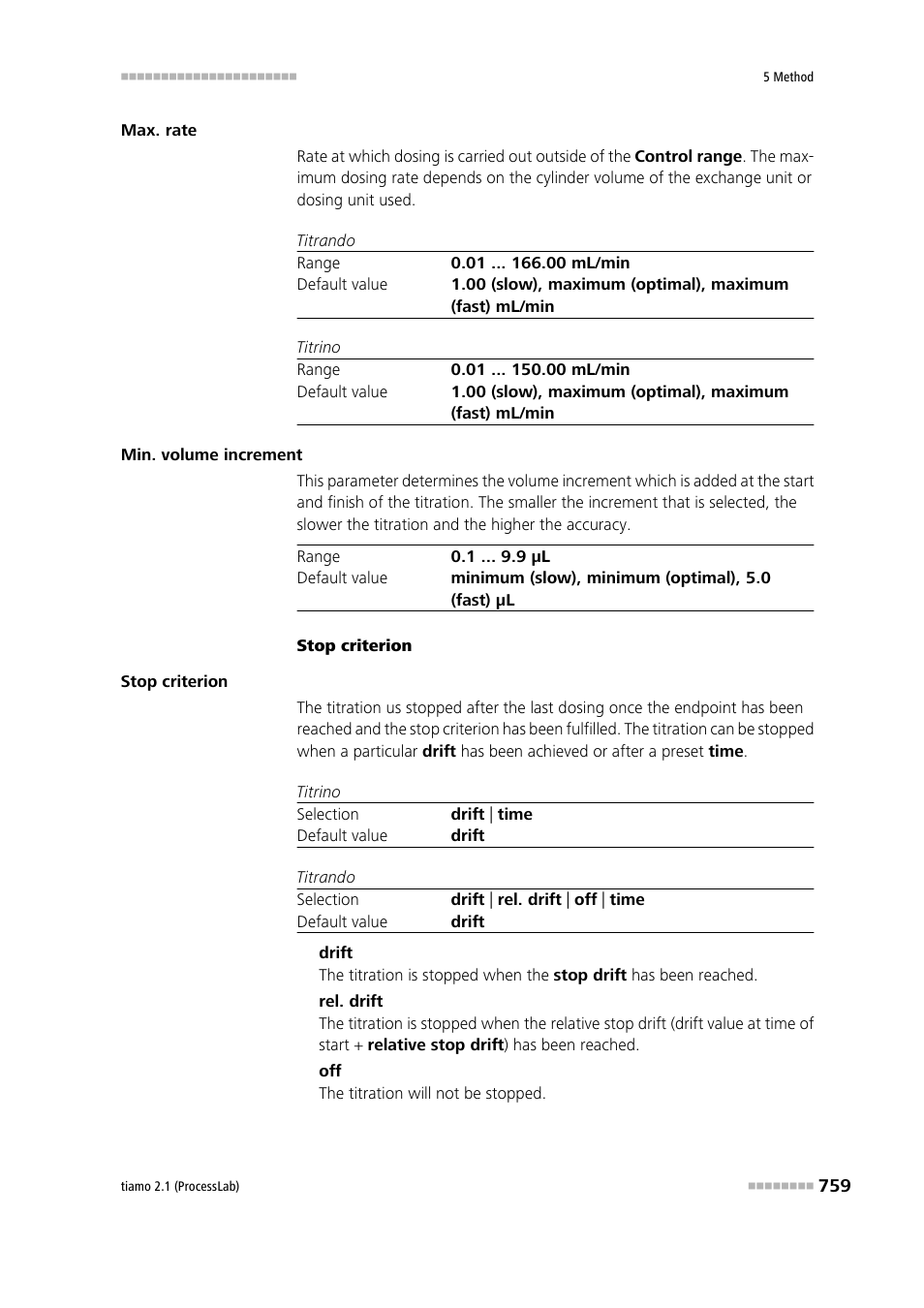 Metrohm tiamo 2.1 (ProcessLab) User Manual | Page 775 / 1602