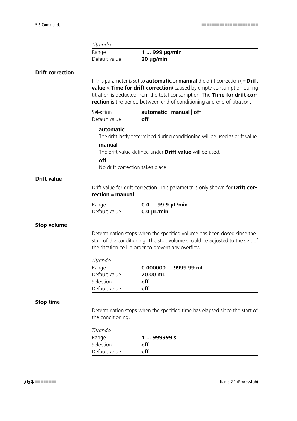 Metrohm tiamo 2.1 (ProcessLab) User Manual | Page 780 / 1602