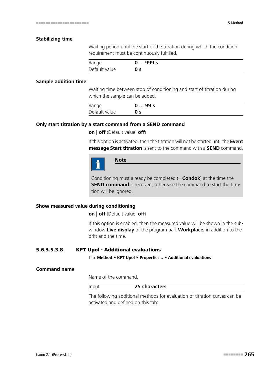 8 kft upol - additional evaluations, Additional evaluations | Metrohm tiamo 2.1 (ProcessLab) User Manual | Page 781 / 1602