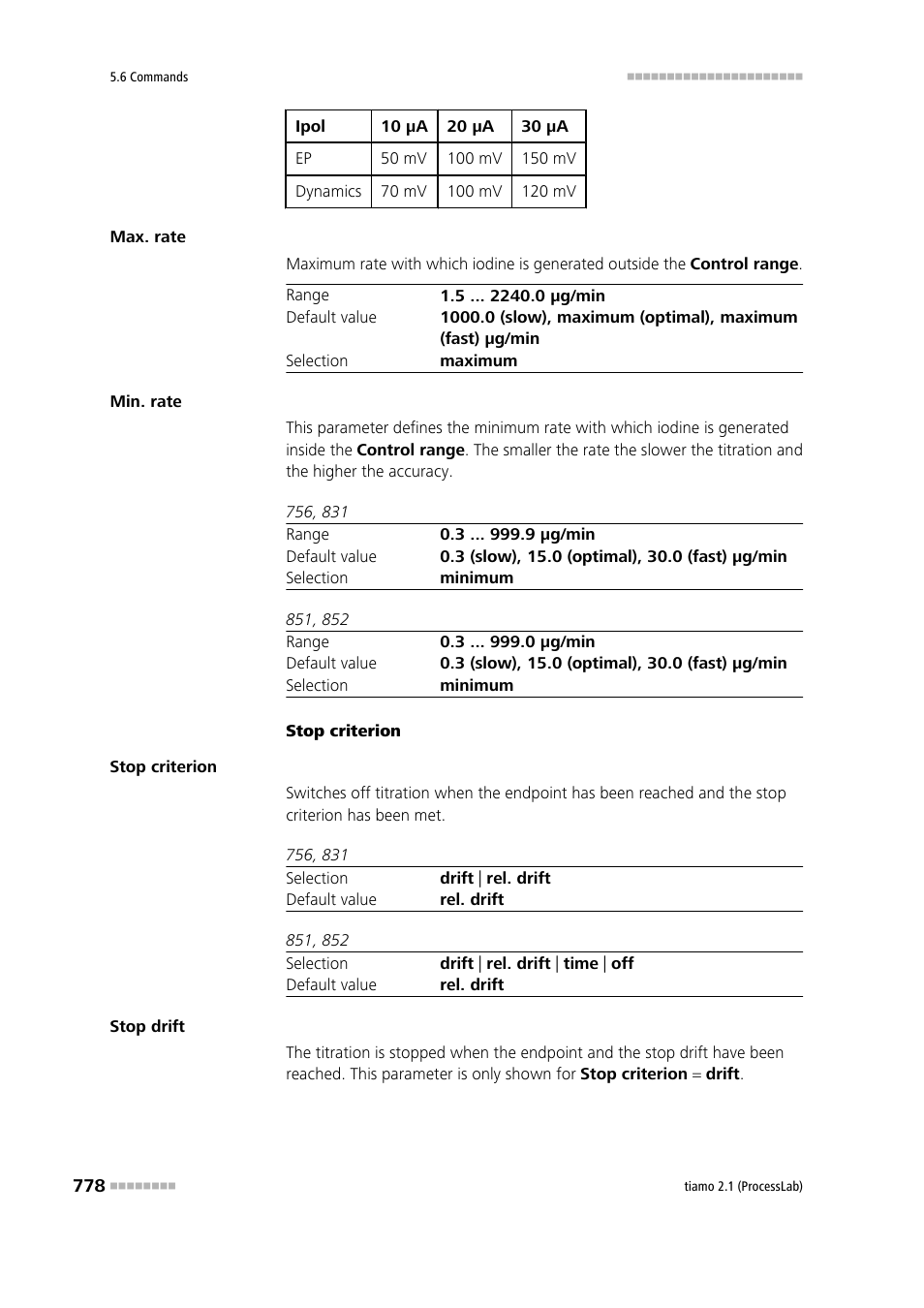 Metrohm tiamo 2.1 (ProcessLab) User Manual | Page 794 / 1602