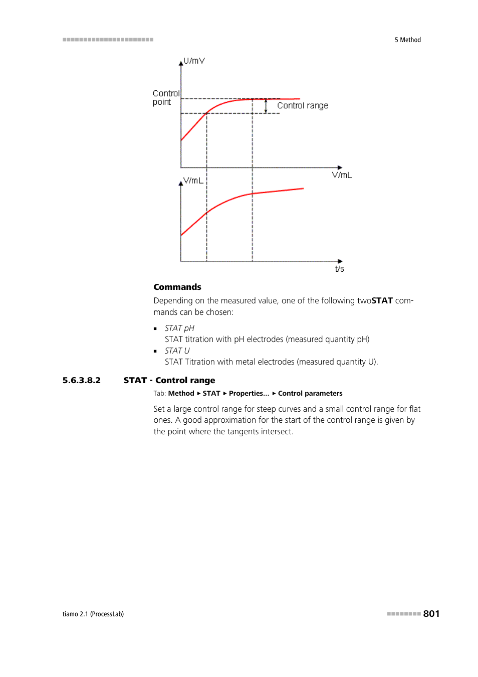 2 stat - control range | Metrohm tiamo 2.1 (ProcessLab) User Manual | Page 817 / 1602