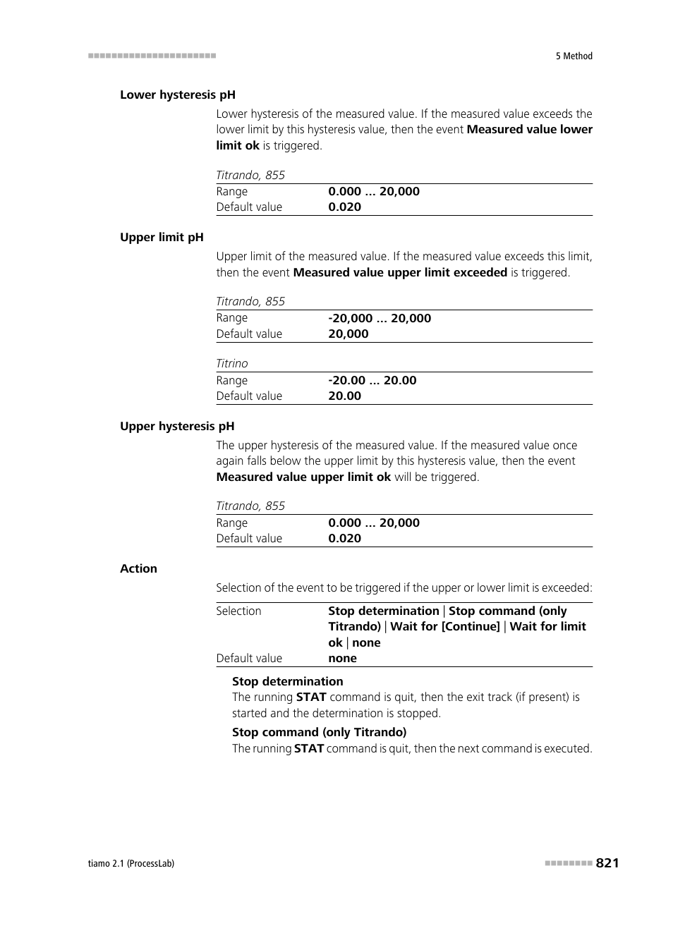 Metrohm tiamo 2.1 (ProcessLab) User Manual | Page 837 / 1602