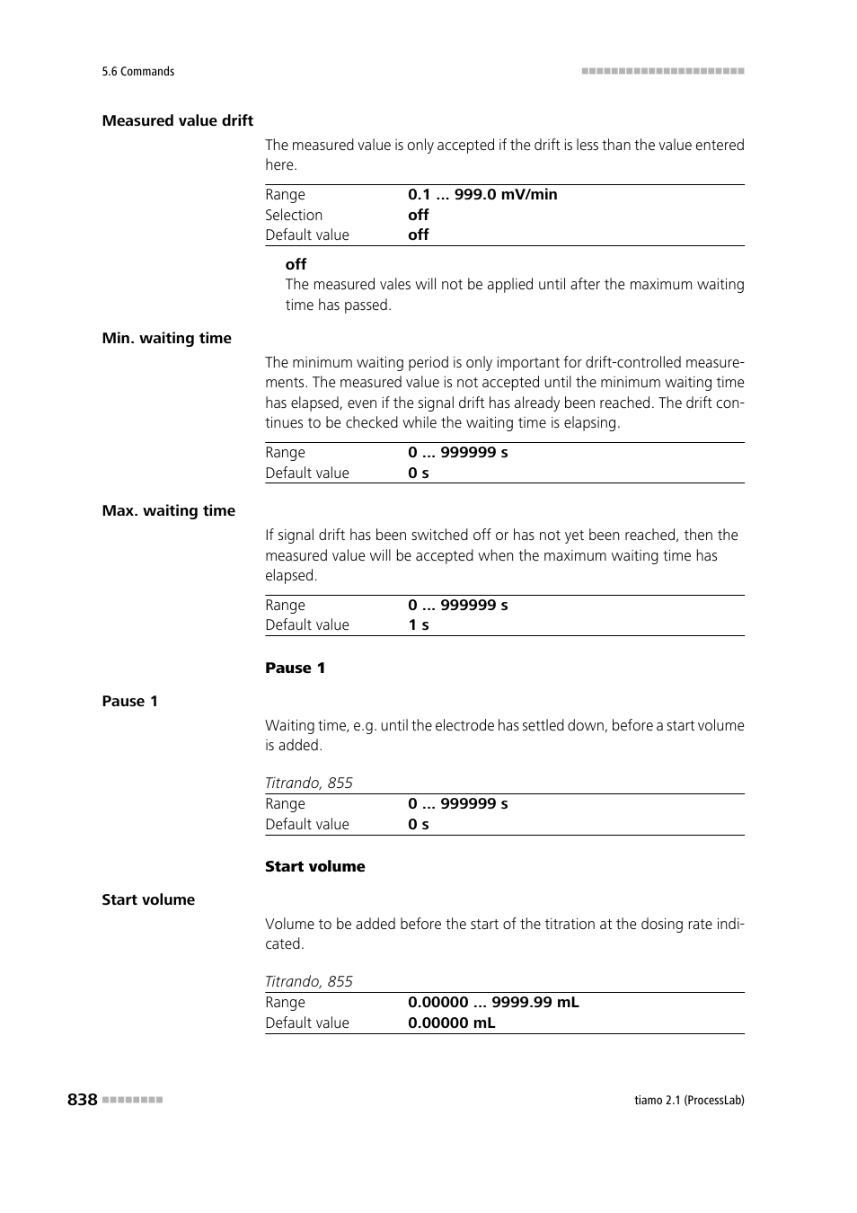 Metrohm tiamo 2.1 (ProcessLab) User Manual | Page 854 / 1602