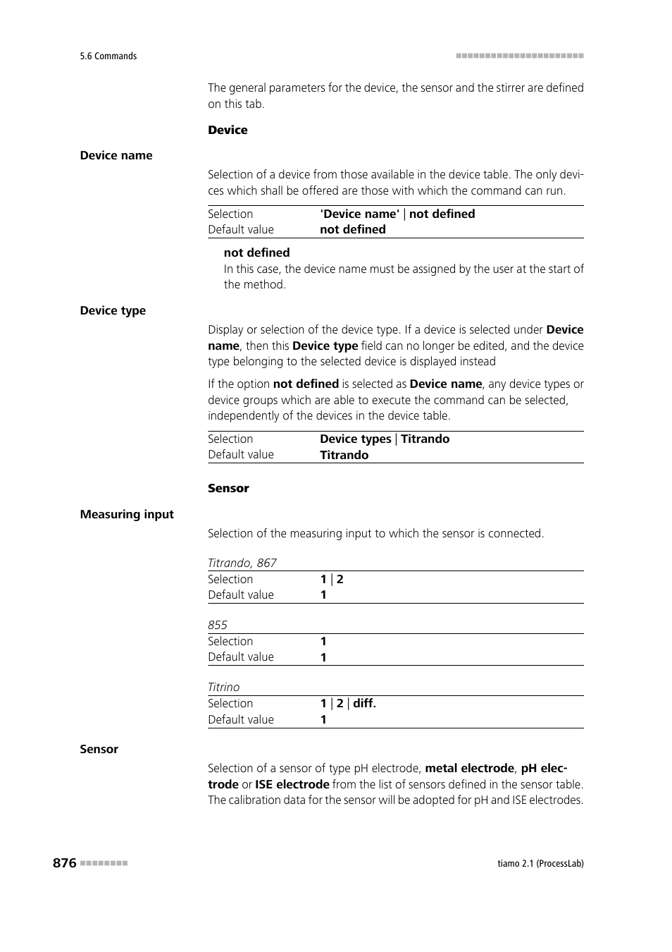 Metrohm tiamo 2.1 (ProcessLab) User Manual | Page 892 / 1602