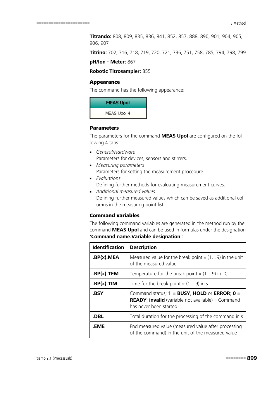 Metrohm tiamo 2.1 (ProcessLab) User Manual | Page 915 / 1602