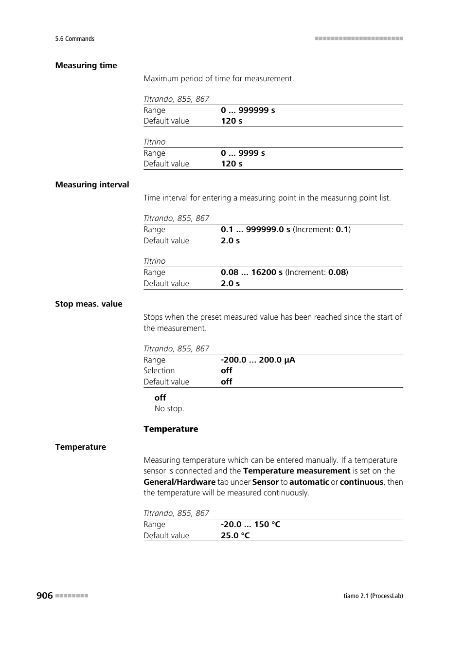 Metrohm tiamo 2.1 (ProcessLab) User Manual | Page 922 / 1602