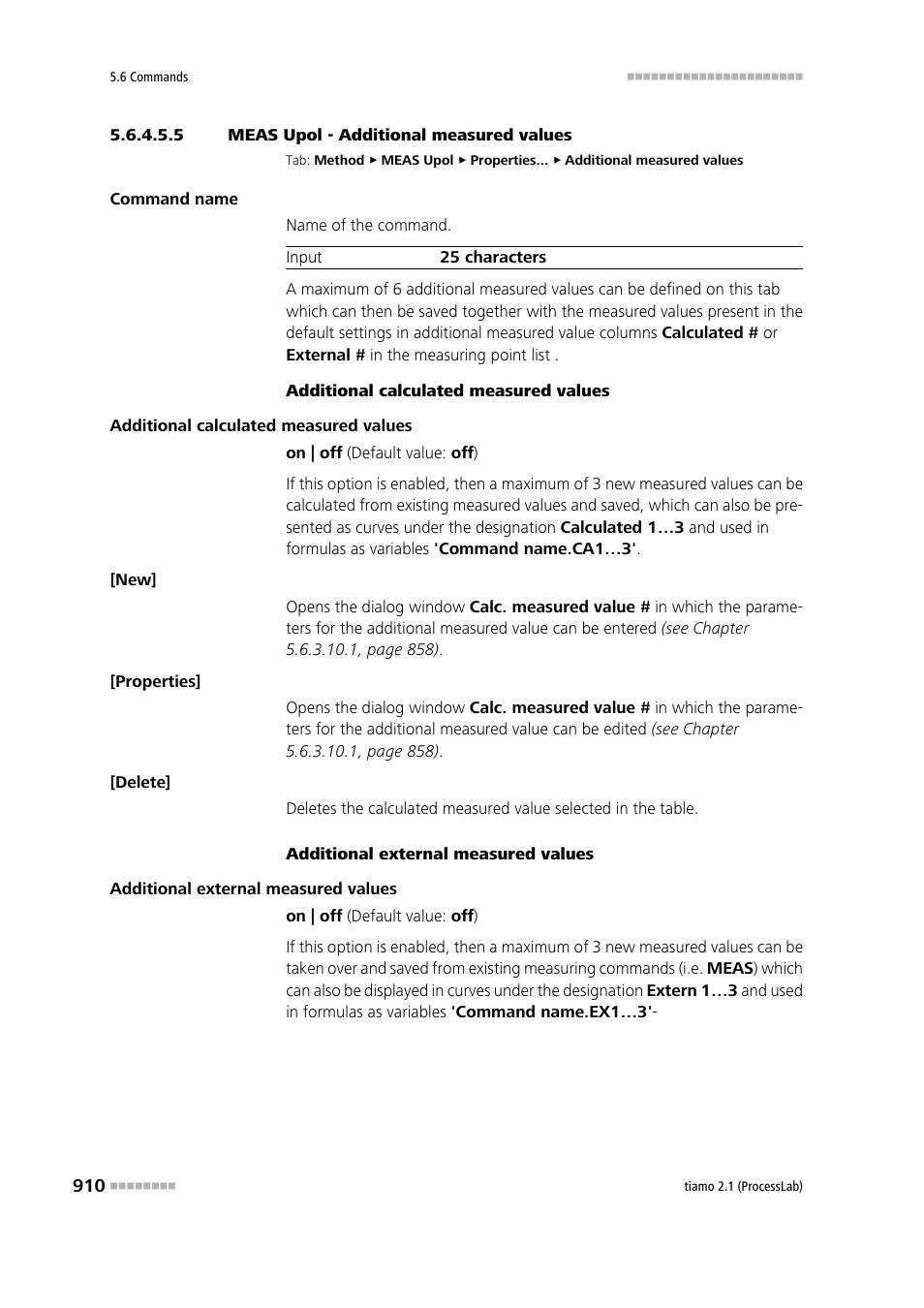 5 meas upol - additional measured values, Additional measured values | Metrohm tiamo 2.1 (ProcessLab) User Manual | Page 926 / 1602