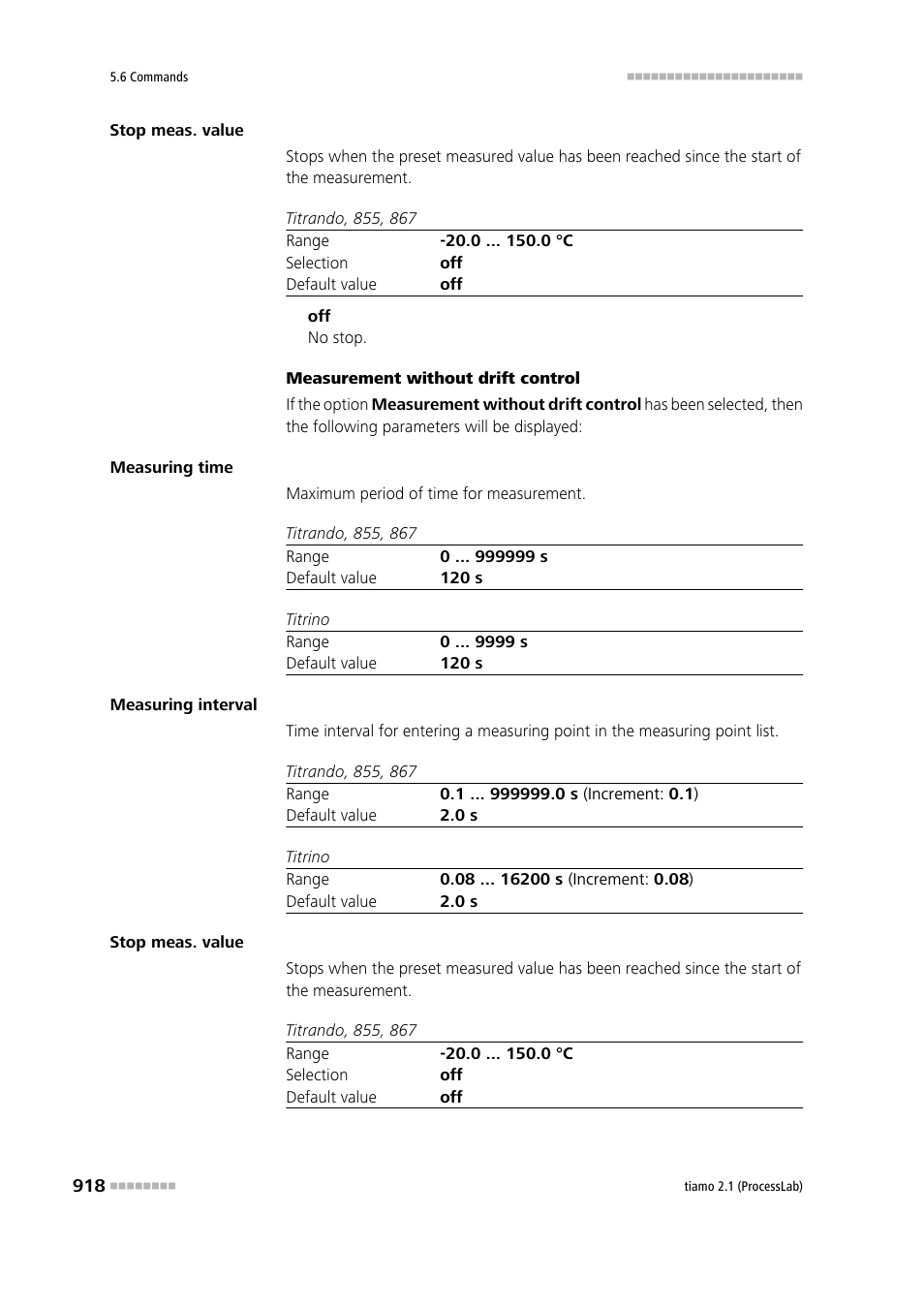 Metrohm tiamo 2.1 (ProcessLab) User Manual | Page 934 / 1602