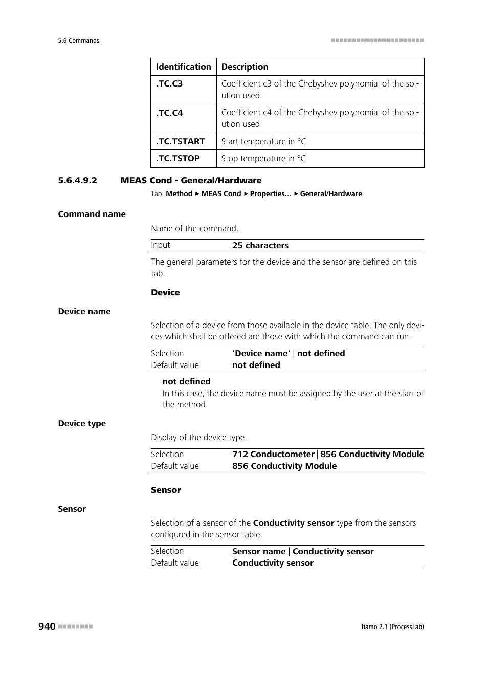 2 meas cond - general/hardware | Metrohm tiamo 2.1 (ProcessLab) User Manual | Page 956 / 1602