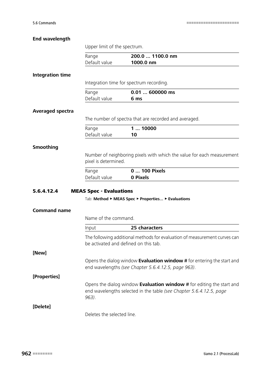 4 meas spec - evaluations | Metrohm tiamo 2.1 (ProcessLab) User Manual | Page 978 / 1602