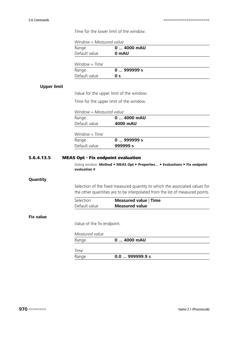 5 meas opt - fix endpoint evaluation | Metrohm tiamo 2.1 (ProcessLab) User Manual | Page 986 / 1602