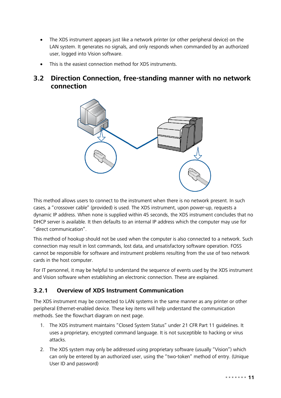 1 overview of xds instrument communication, Overview of xds instrument communication | Metrohm NIRS XDS SmartProbe Analyzer User Manual | Page 13 / 97
