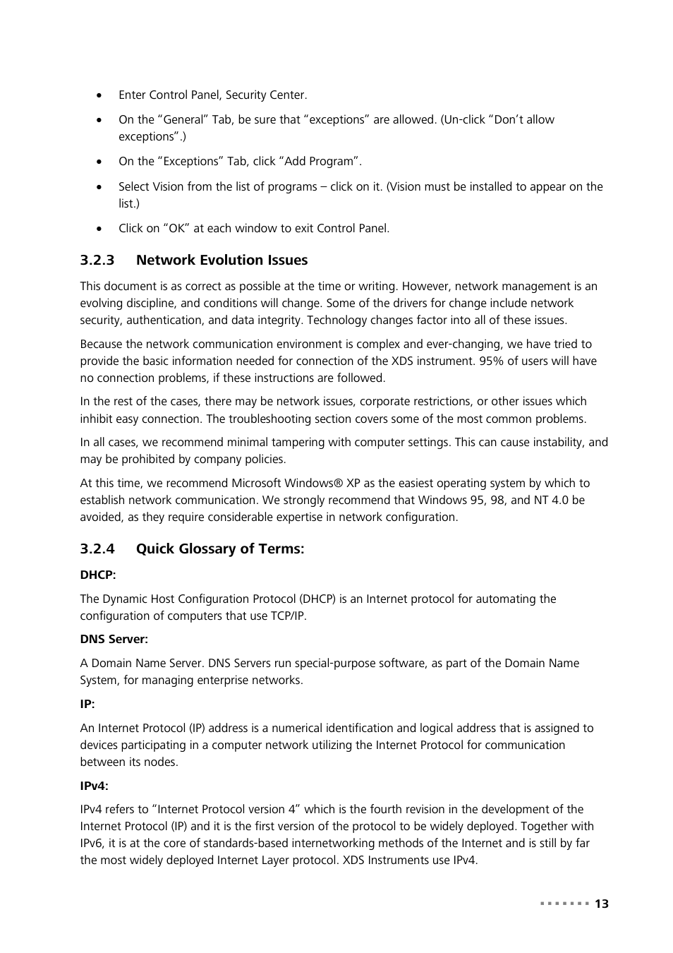 3 network evolution issues, 4 quick glossary of terms, Network evolution issues | Quick glossary of terms | Metrohm NIRS XDS SmartProbe Analyzer User Manual | Page 15 / 97