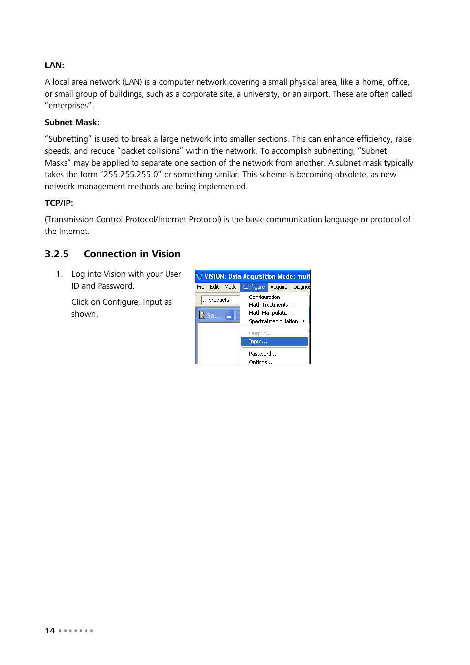 5 connection in vision, Connection in vision | Metrohm NIRS XDS SmartProbe Analyzer User Manual | Page 16 / 97