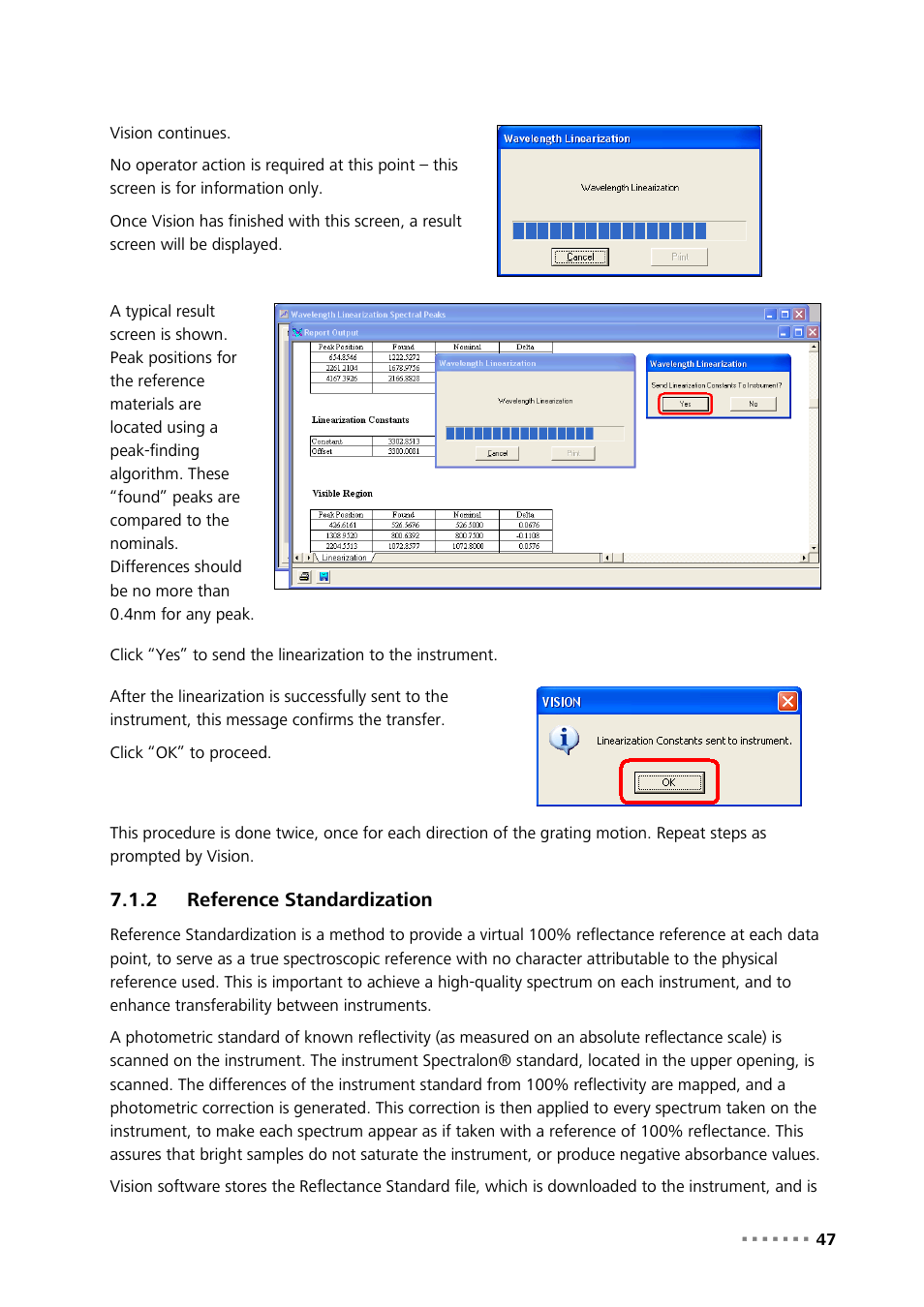 2 reference standardization, Reference standardization | Metrohm NIRS XDS SmartProbe Analyzer User Manual | Page 49 / 97