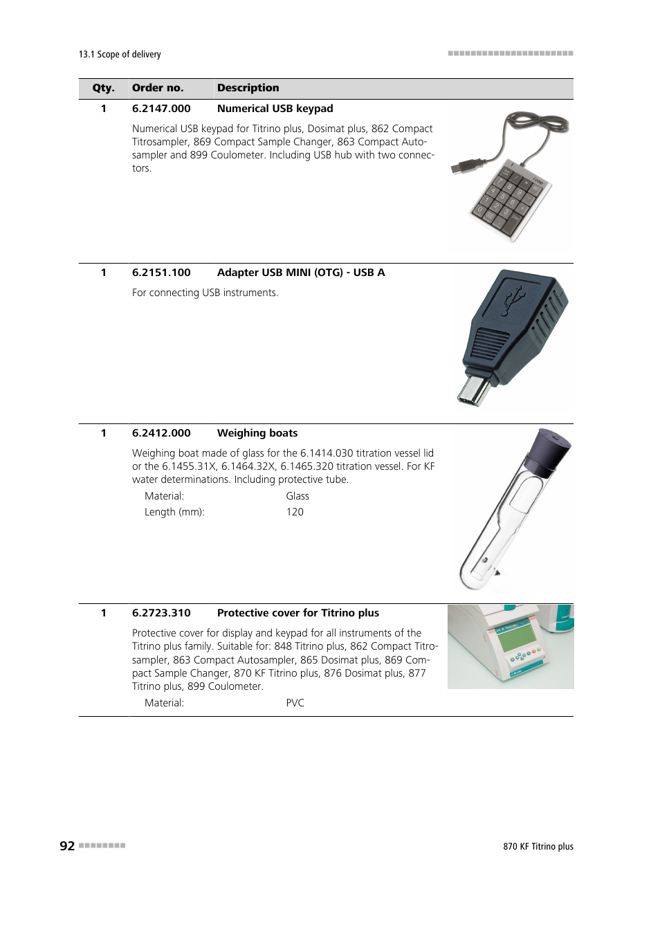 Metrohm 870 KF Titrino plus Manual User Manual | Page 102 / 108