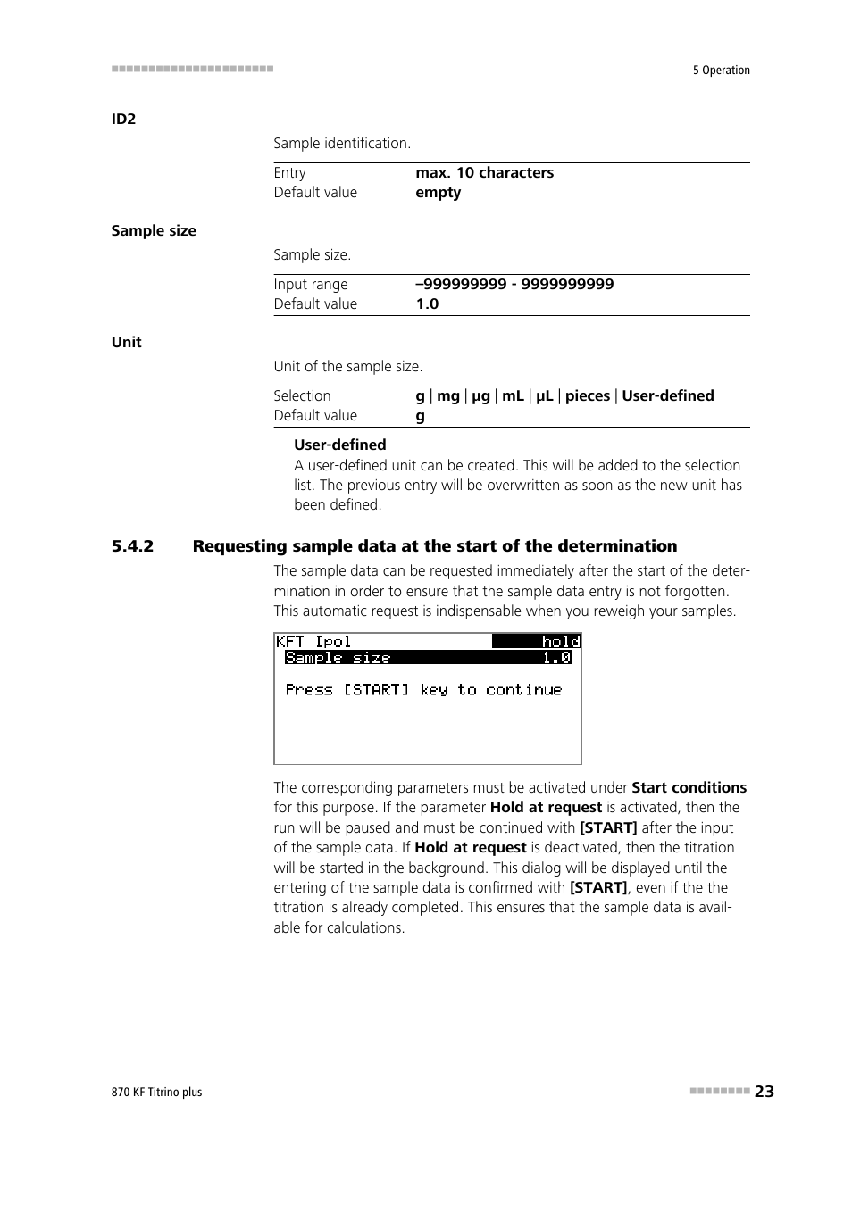 Metrohm 870 KF Titrino plus Manual User Manual | Page 33 / 108