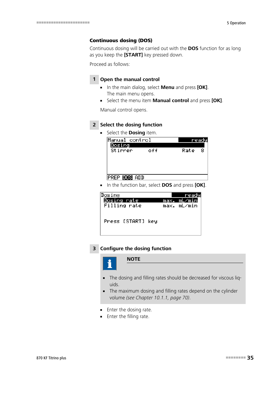 Metrohm 870 KF Titrino plus Manual User Manual | Page 45 / 108