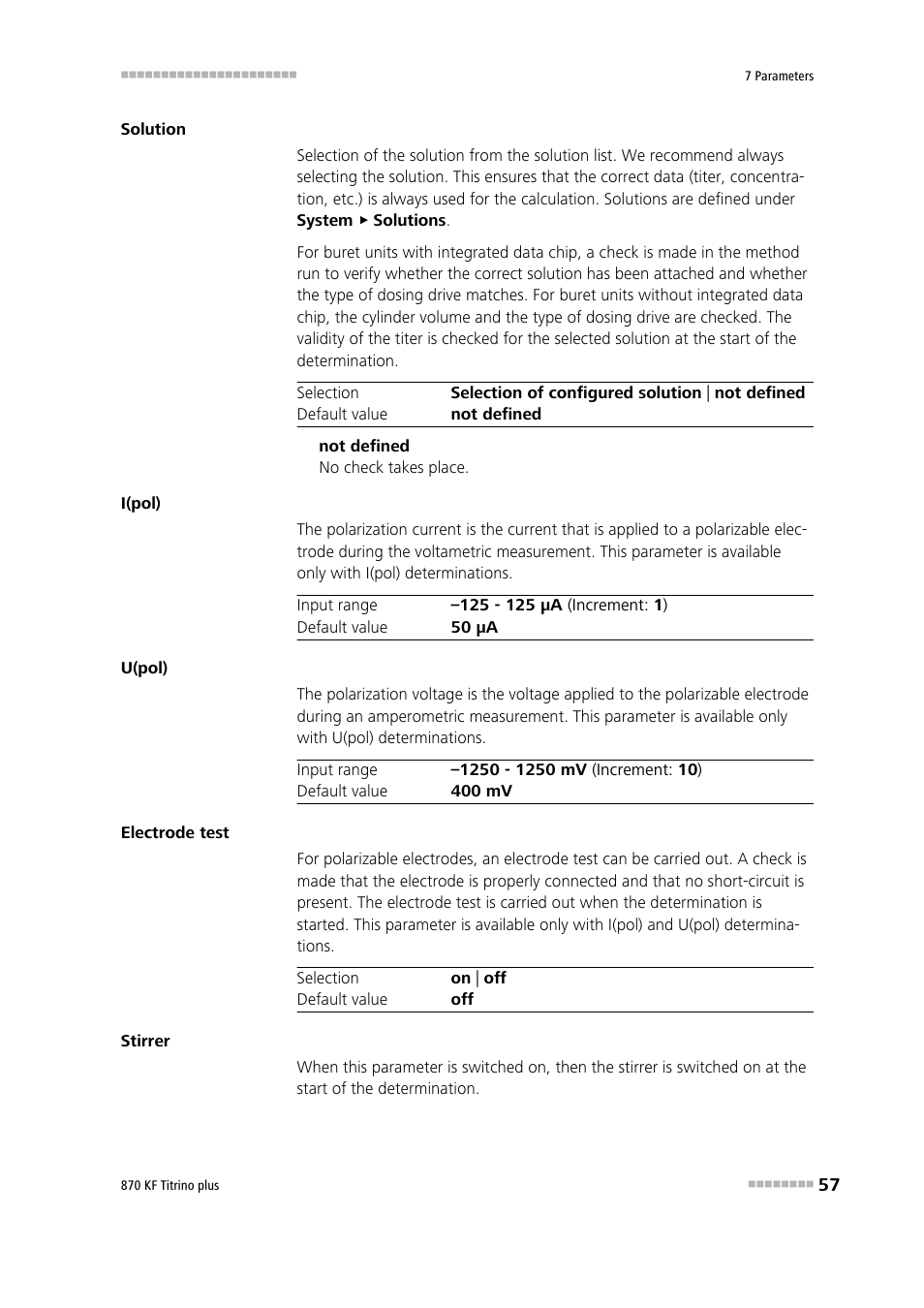 Metrohm 870 KF Titrino plus Manual User Manual | Page 67 / 108