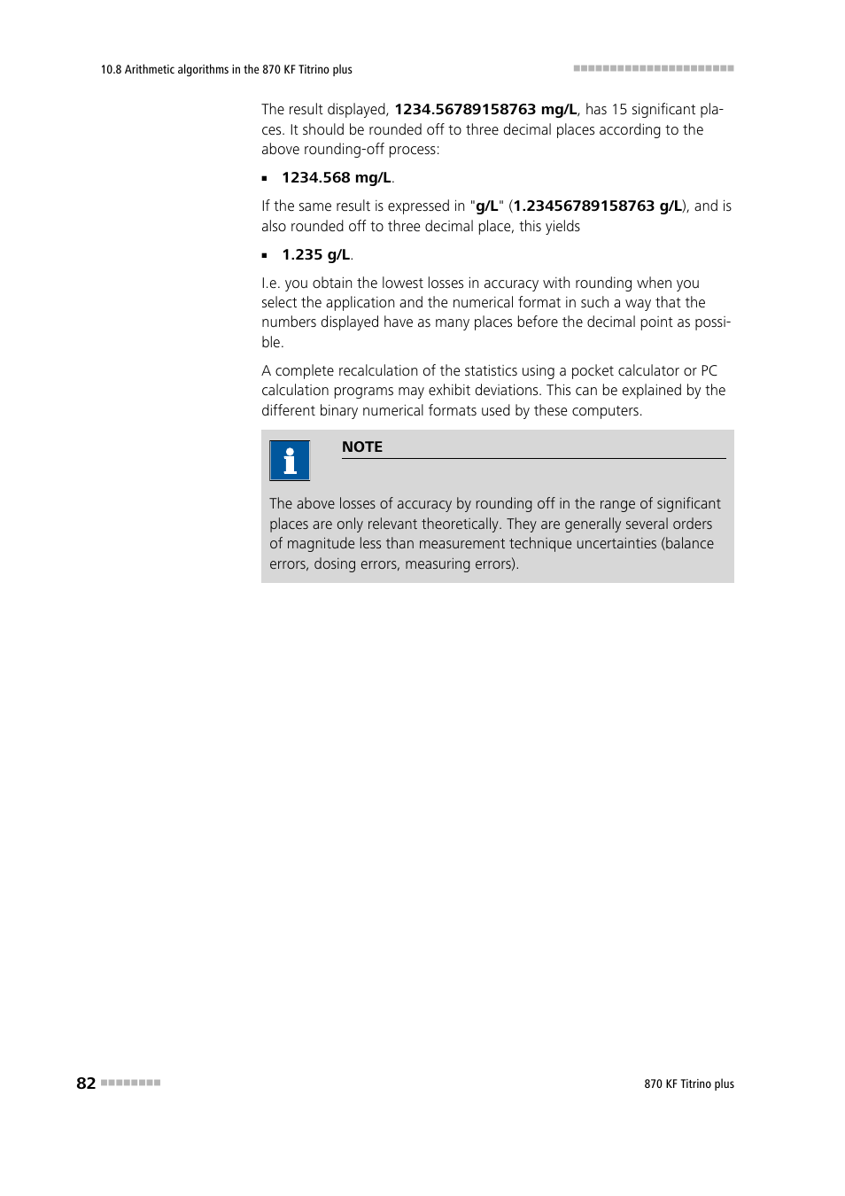 Metrohm 870 KF Titrino plus Manual User Manual | Page 92 / 108