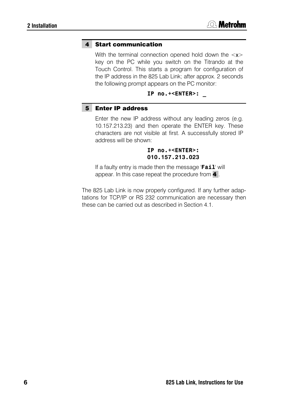 Metrohm 857 Titrando User Manual | Page 10 / 37