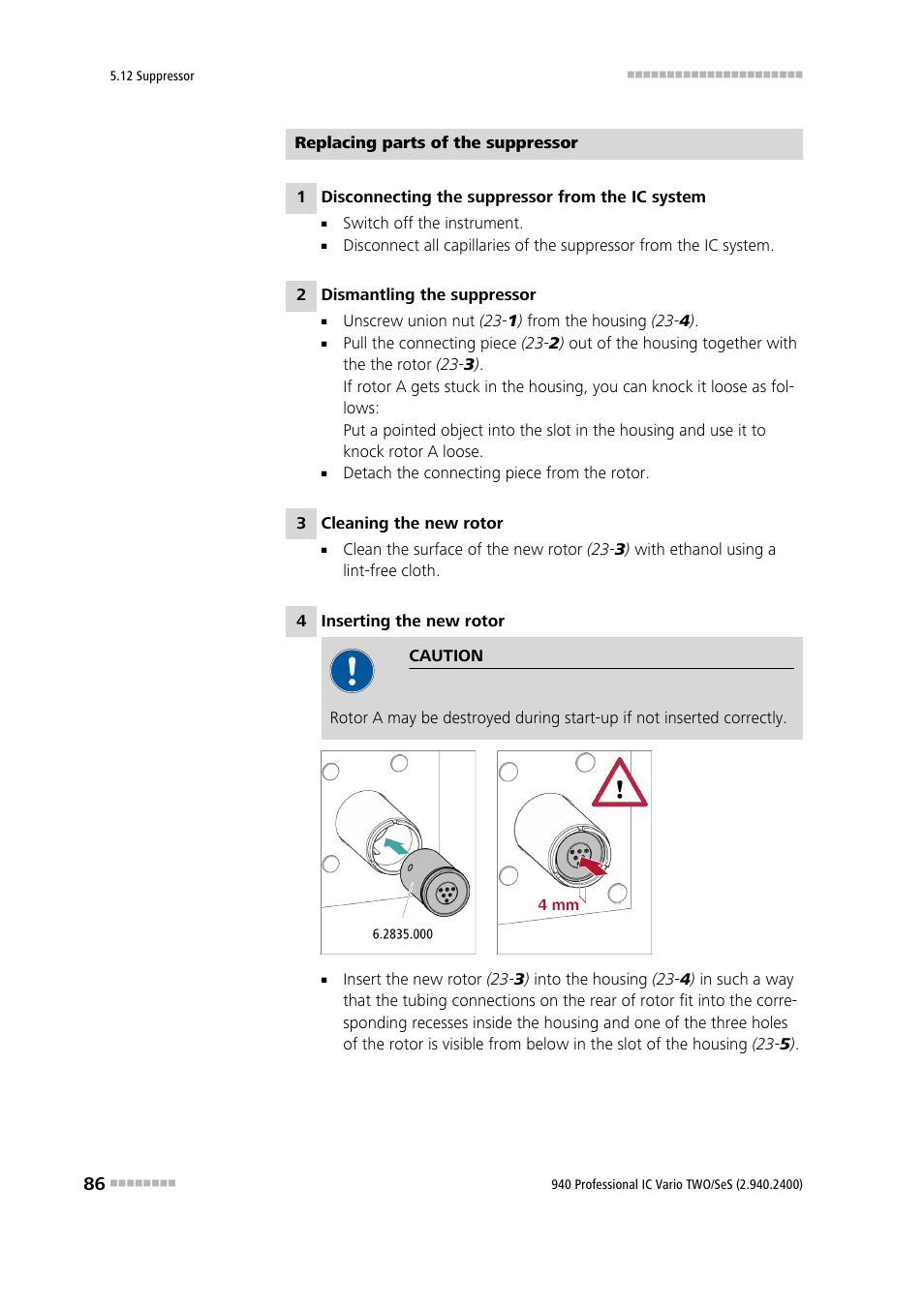 Metrohm 940 Professional IC Vario TWO/SeS/PP User Manual | Page 94 / 116