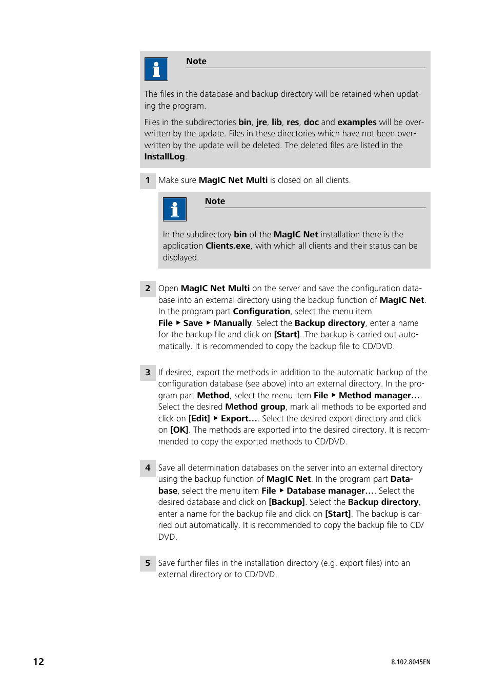 Metrohm MagIC Net 2.4 User Manual | Page 12 / 17