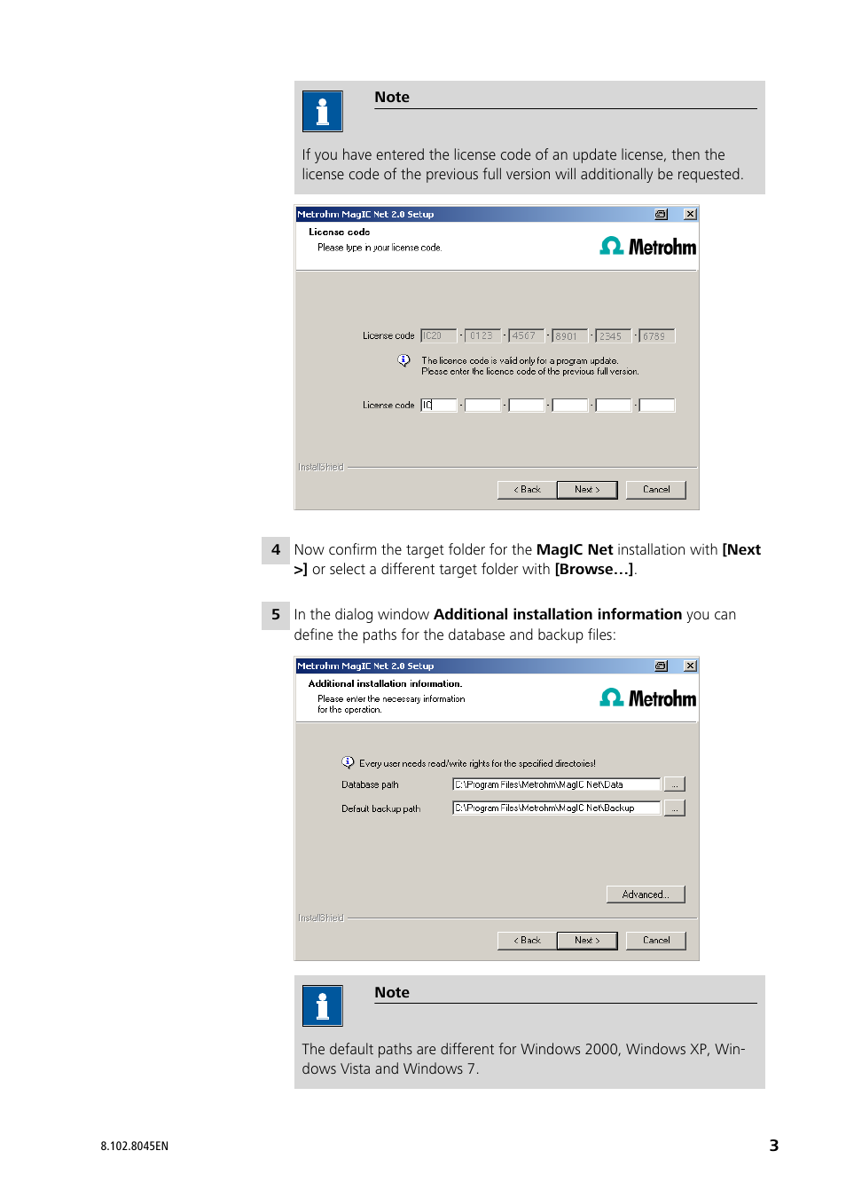 Metrohm MagIC Net 2.4 User Manual | Page 3 / 17