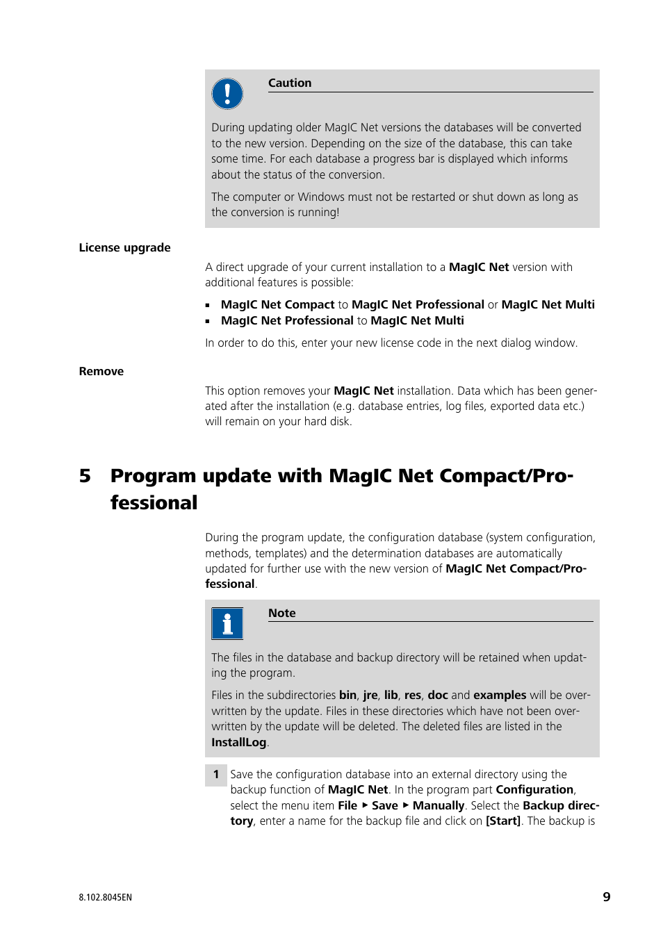 Metrohm MagIC Net 2.4 User Manual | Page 9 / 17