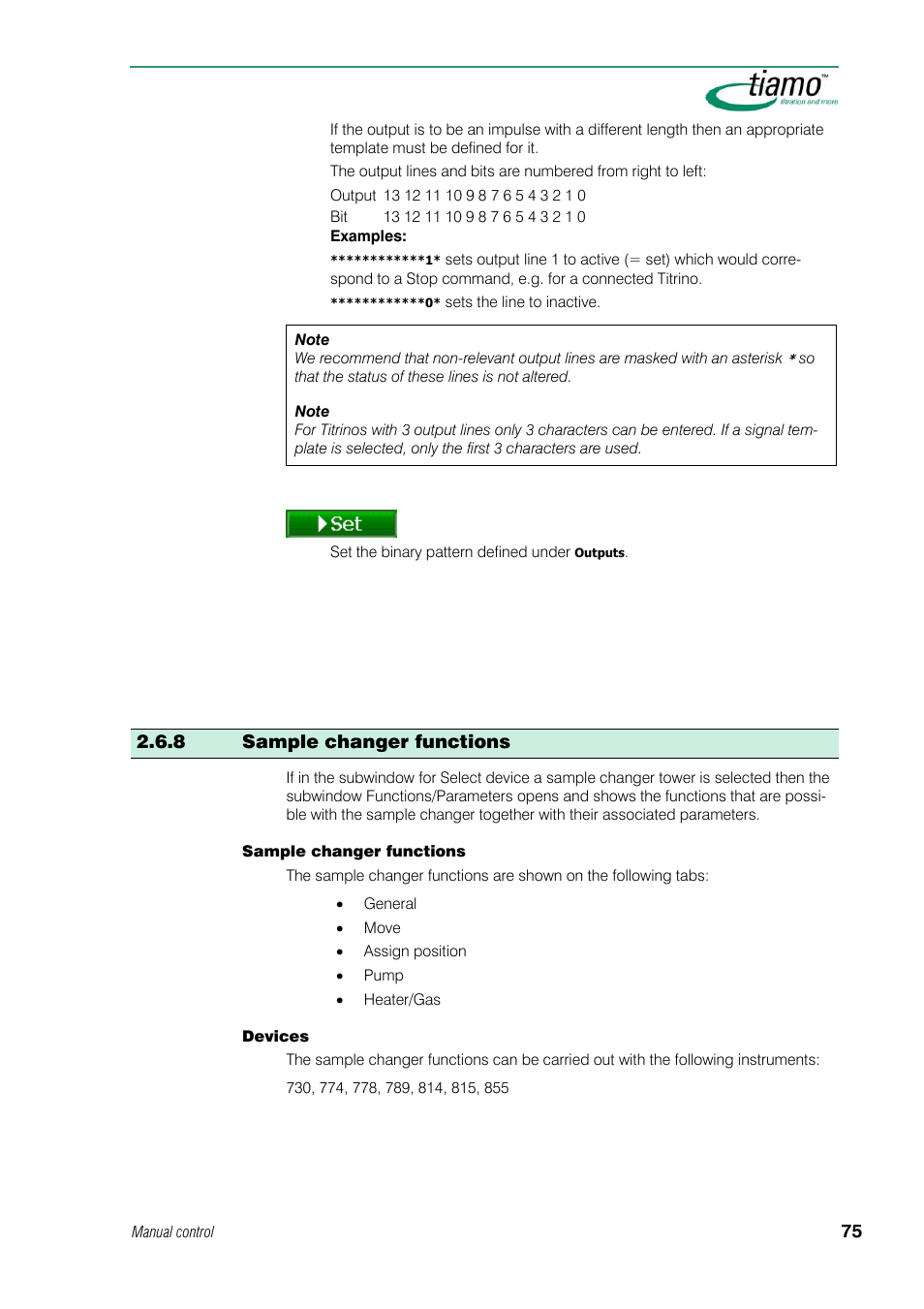 8 sample changer functions | Metrohm tiamo 1.1 Manual User Manual | Page 103 / 838