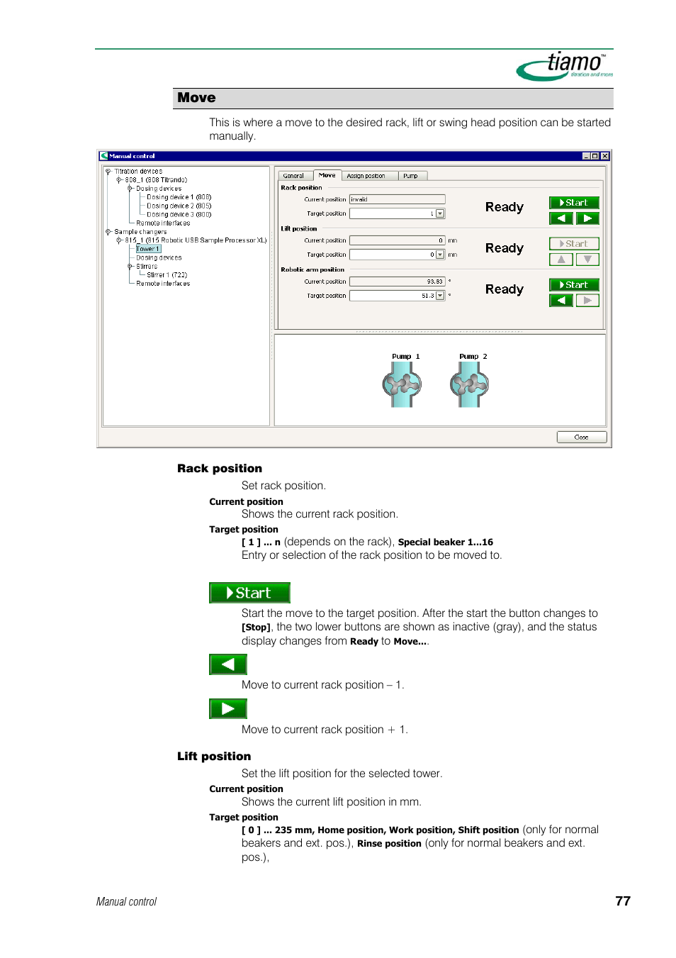 Move | Metrohm tiamo 1.1 Manual User Manual | Page 105 / 838