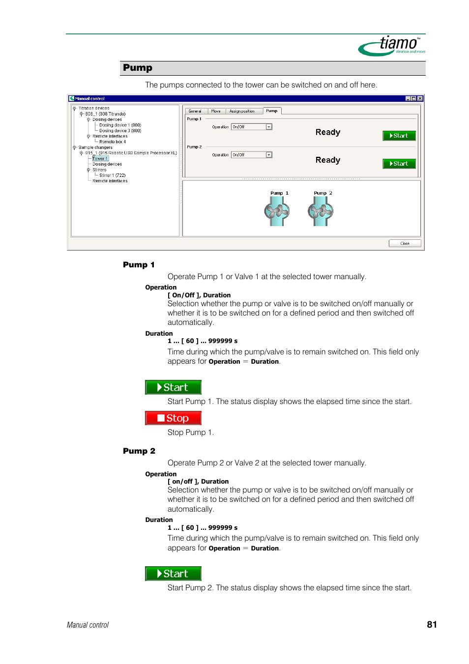 Pump | Metrohm tiamo 1.1 Manual User Manual | Page 109 / 838