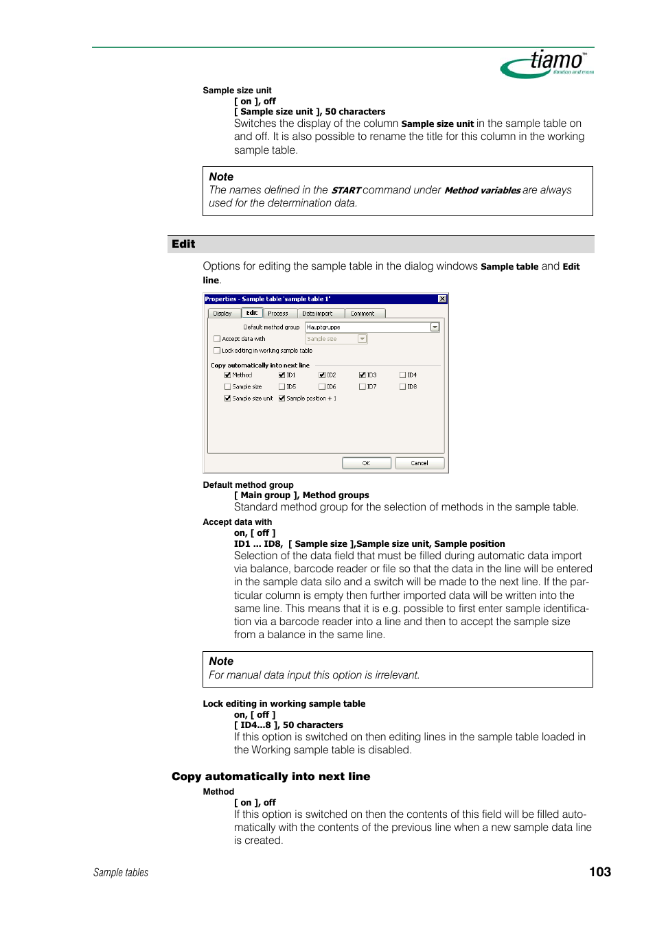 Edit | Metrohm tiamo 1.1 Manual User Manual | Page 131 / 838