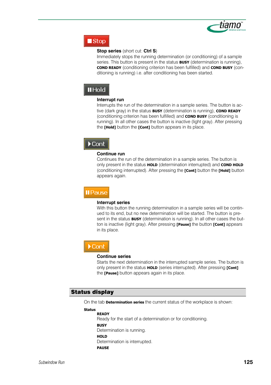 Status display | Metrohm tiamo 1.1 Manual User Manual | Page 153 / 838