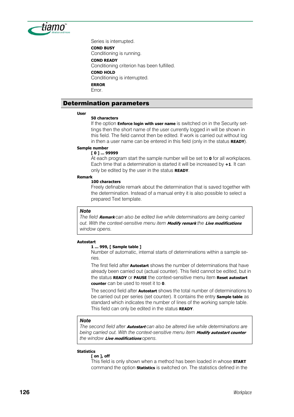 Determination parameters | Metrohm tiamo 1.1 Manual User Manual | Page 154 / 838