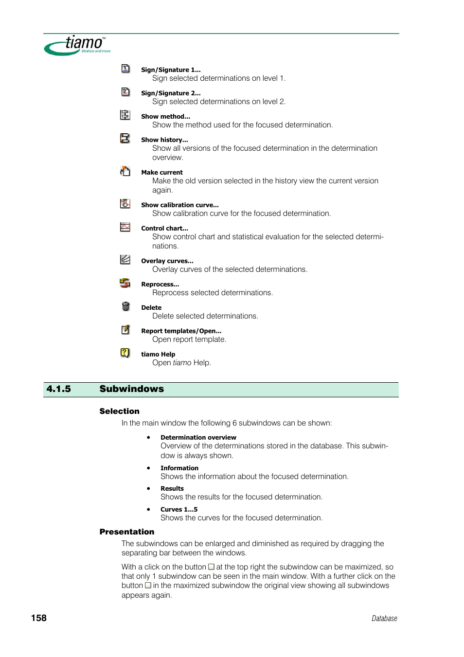 5 subwindows | Metrohm tiamo 1.1 Manual User Manual | Page 186 / 838