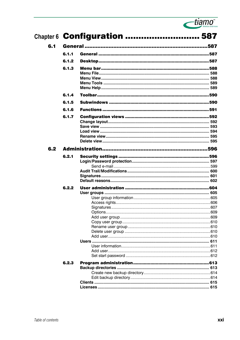 Configuration, Chapter 6 | Metrohm tiamo 1.1 Manual User Manual | Page 21 / 838
