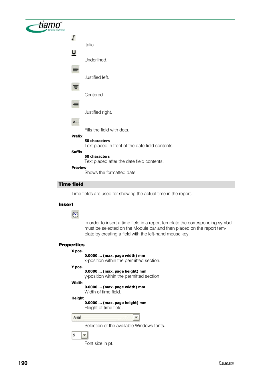 Time field | Metrohm tiamo 1.1 Manual User Manual | Page 218 / 838