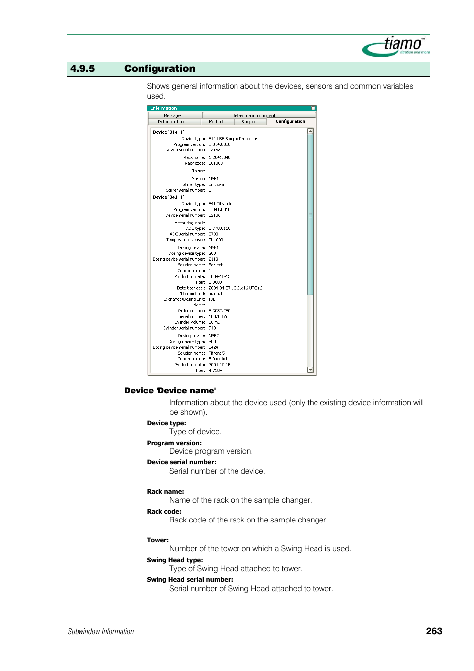 5 configuration | Metrohm tiamo 1.1 Manual User Manual | Page 291 / 838