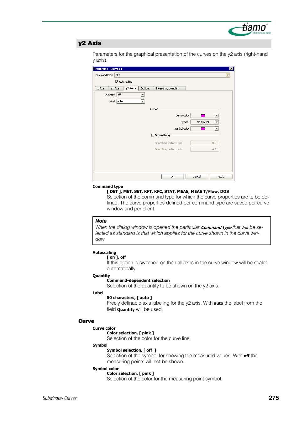 Y2 axis | Metrohm tiamo 1.1 Manual User Manual | Page 303 / 838