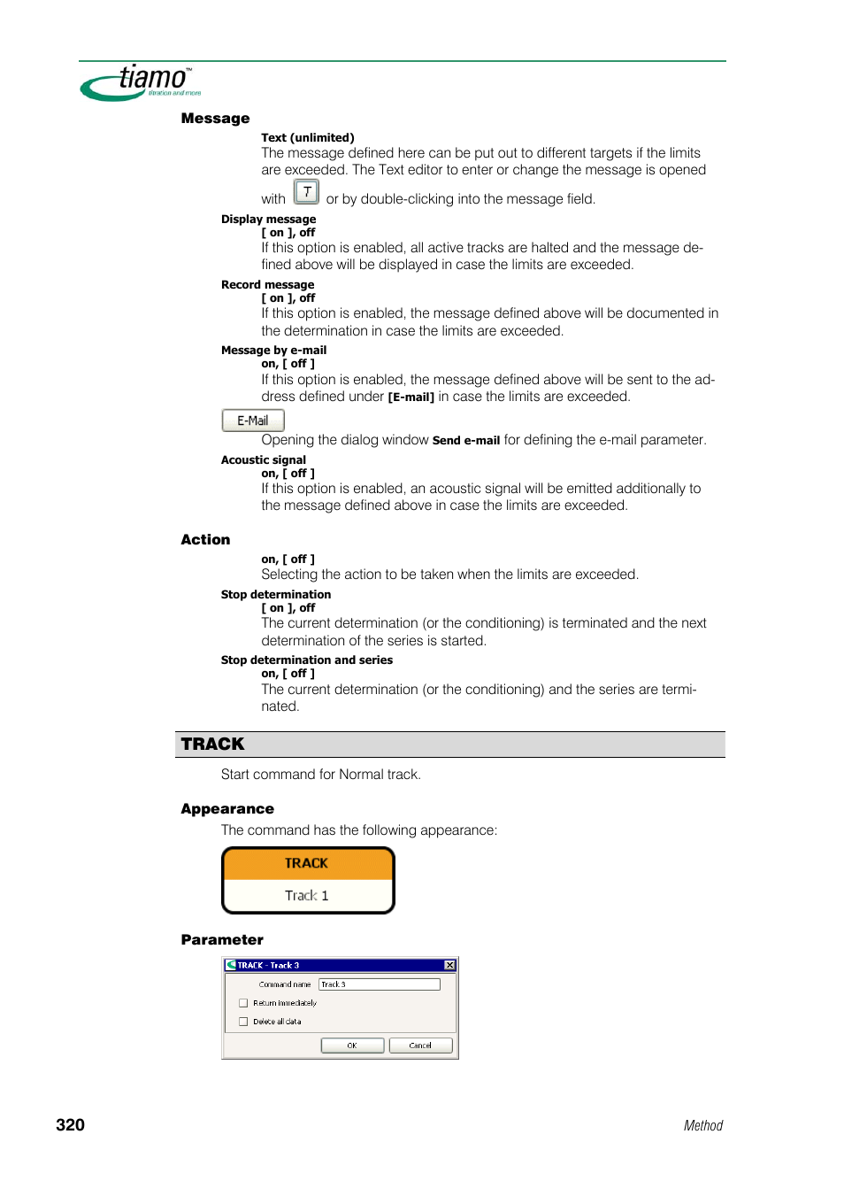 Track | Metrohm tiamo 1.1 Manual User Manual | Page 348 / 838