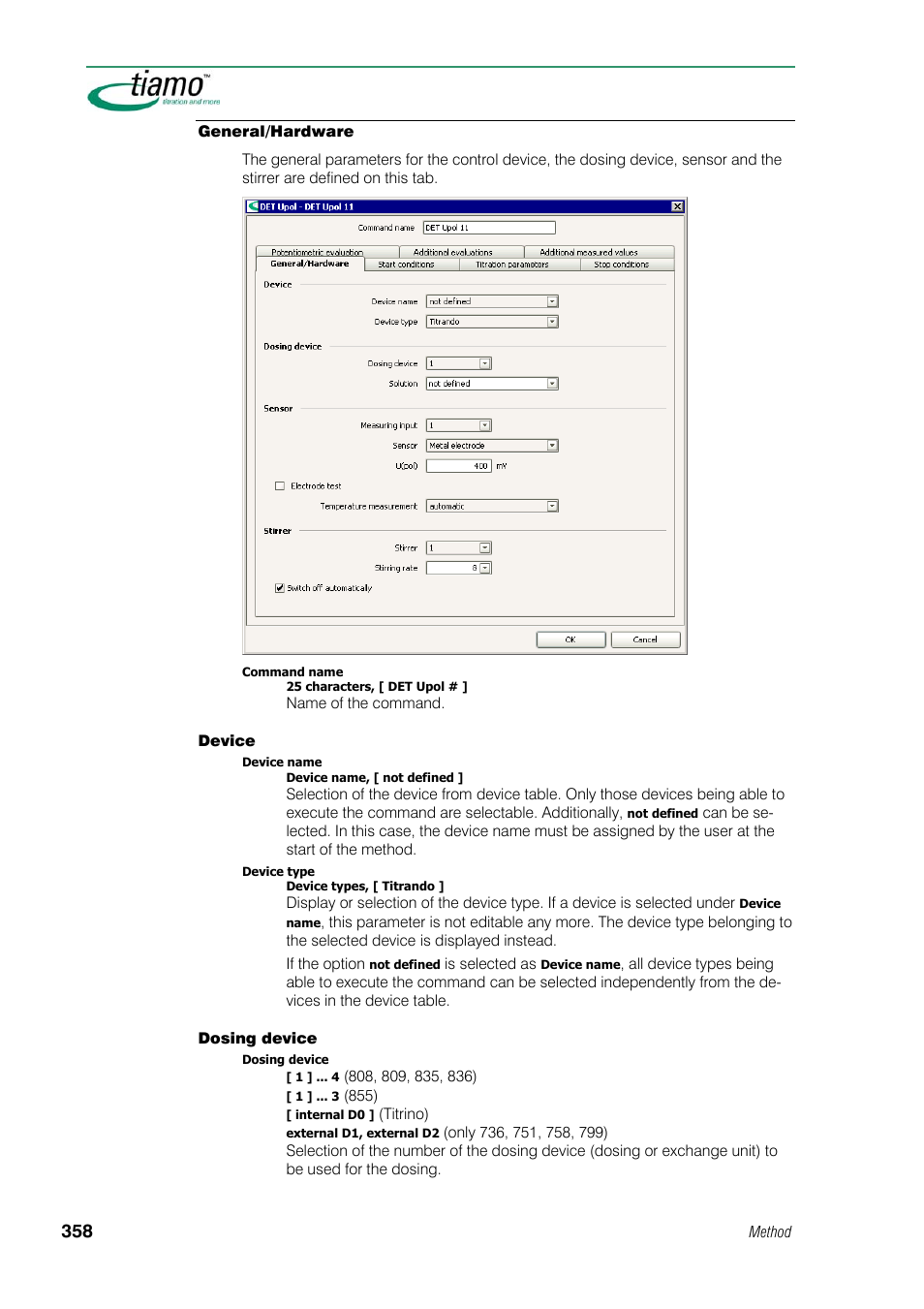 General/hardware | Metrohm tiamo 1.1 Manual User Manual | Page 386 / 838