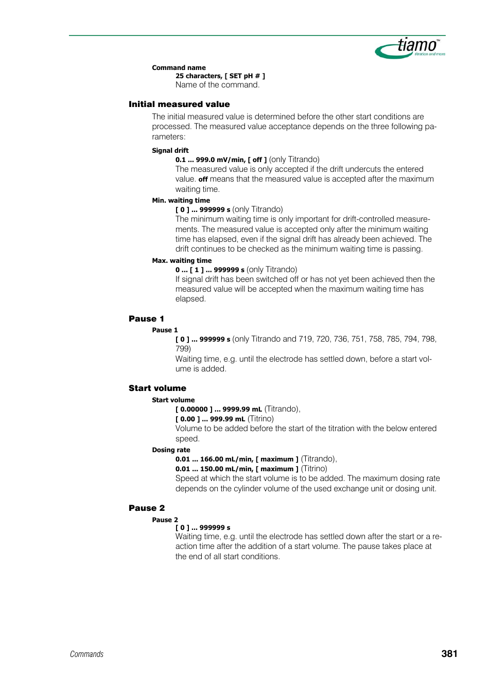 Metrohm tiamo 1.1 Manual User Manual | Page 409 / 838