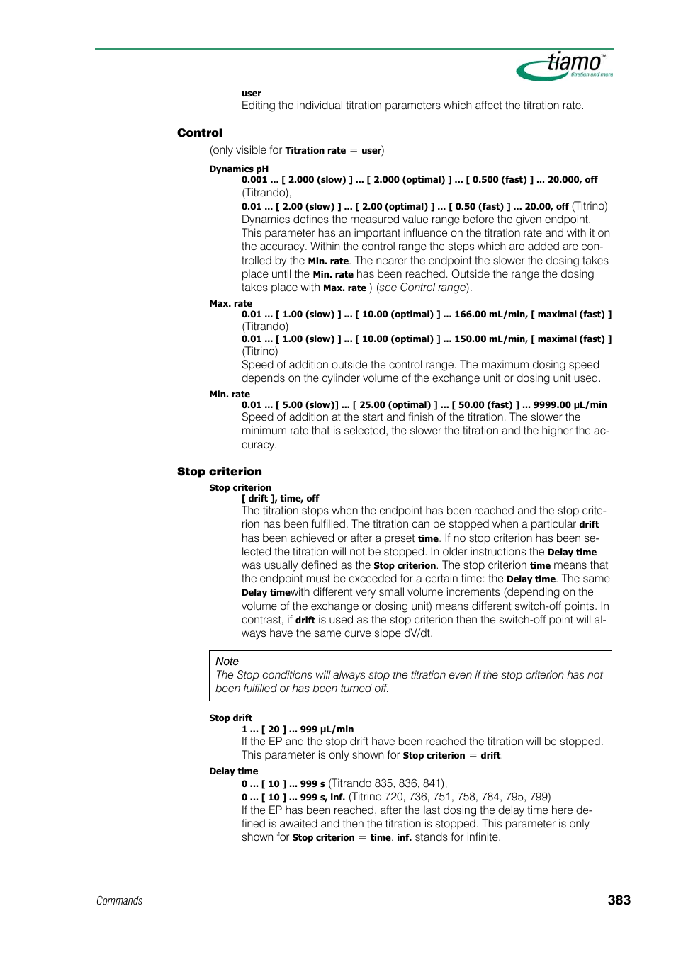 Metrohm tiamo 1.1 Manual User Manual | Page 411 / 838