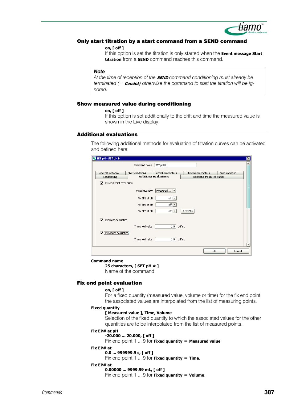 Additional evaluations | Metrohm tiamo 1.1 Manual User Manual | Page 415 / 838