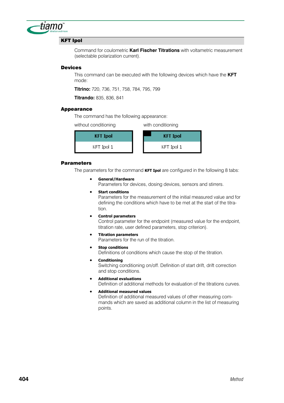 Kft ipol | Metrohm tiamo 1.1 Manual User Manual | Page 432 / 838